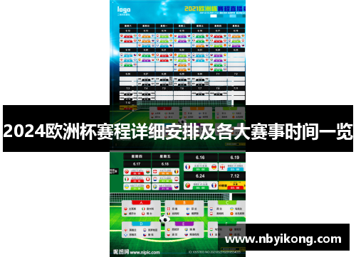2024欧洲杯赛程详细安排及各大赛事时间一览
